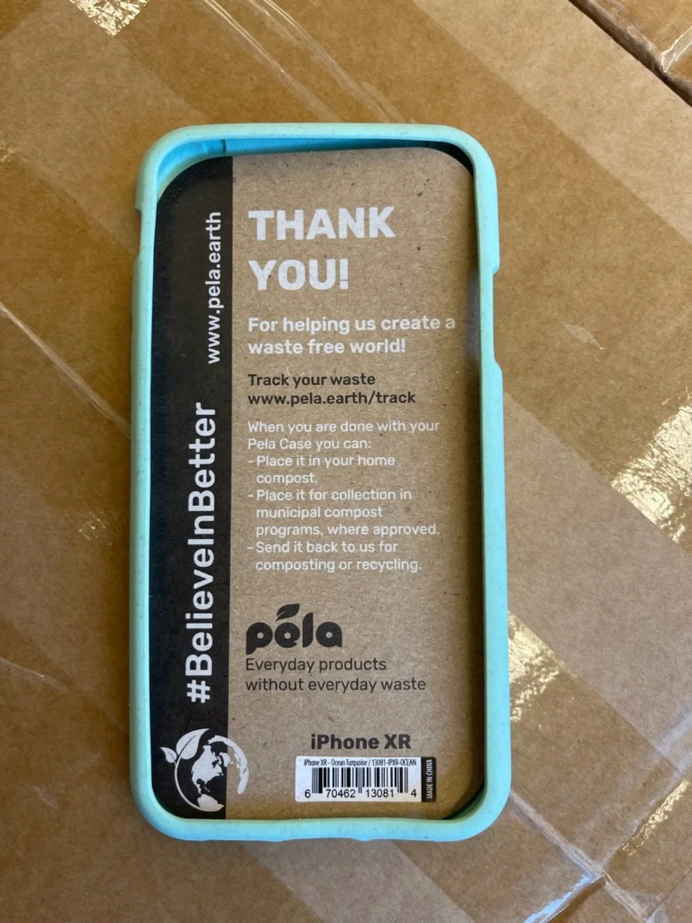 Pela Eco Phone Case for iPhone XR - Mint Blue